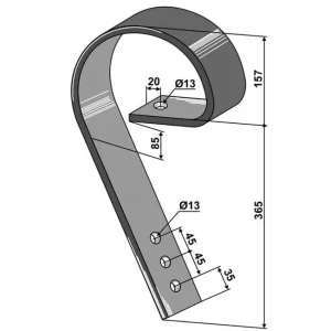 Tand, 80 x 10 mm Populärt val