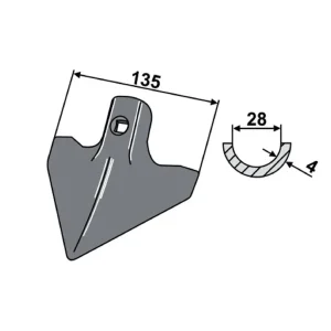 Rensarskär, 135 mm Populärt val