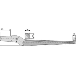 Balspjut, M22 x 1,5. 600 mm Begränsat erbjudande