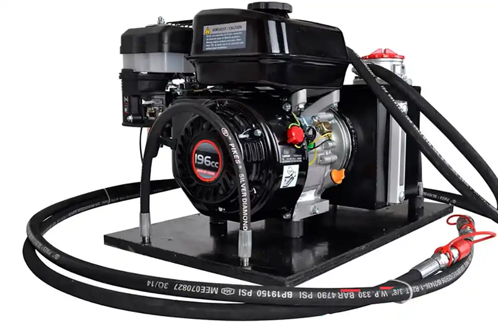 Hydraulaggregat med bensinmotor Billigare