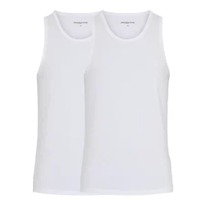 Rabatter Linne, vit stl. 2XL