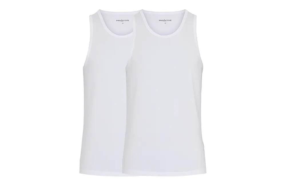 Rabatter Linne, vit stl. 2XL