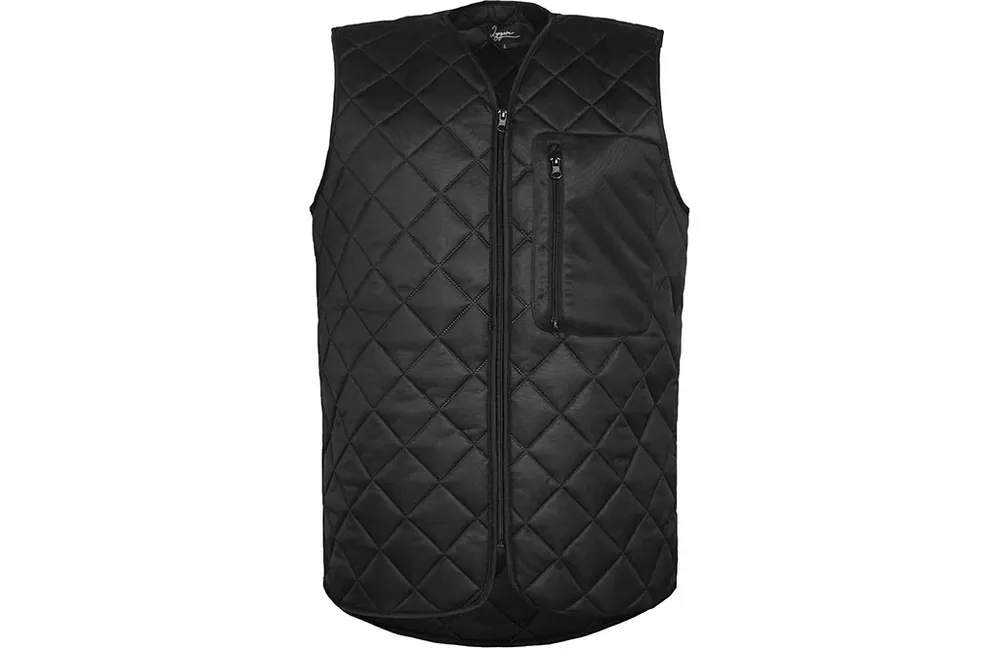 Köp online Termo väst, Svart - Stl. 3XL