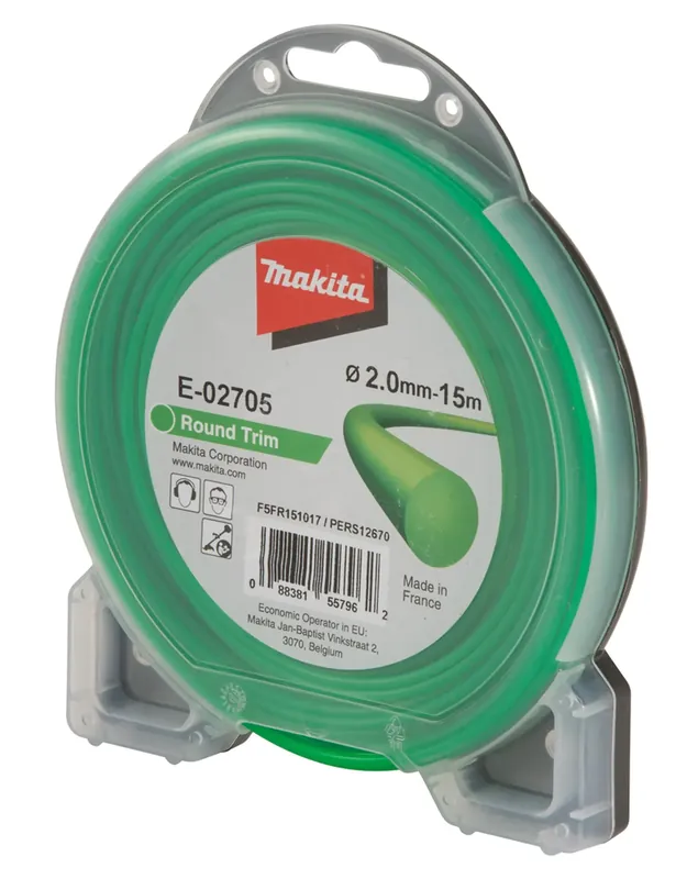 TRIMMERTRÅD MAKITA E-02705 RUND NYLON 2MM 15M Lågt pris
