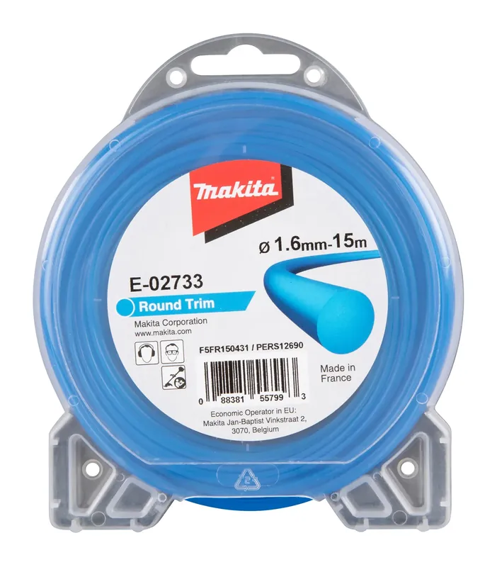TRIMMERTRÅD MAKITA E-02733 RUND NYLON 1,6MM 15M Extra rabatt