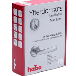 YTTERDÖRRSATS A2560 MATTKROM Nyhet