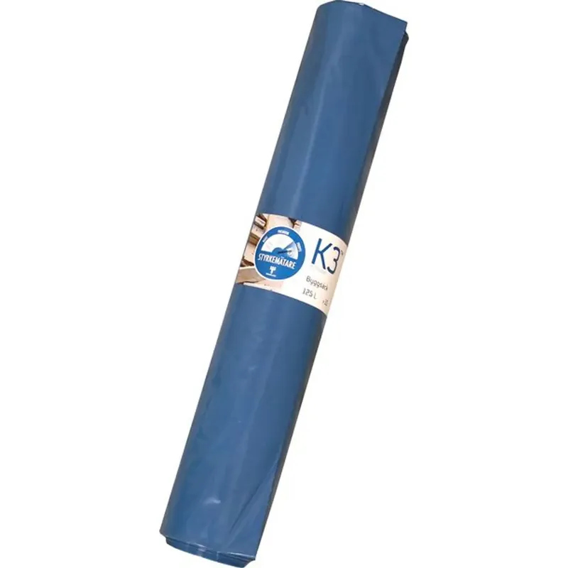 Outlet SOPSÄCK 125 LITER K3 BLÅ/SVART 10ST/RLE