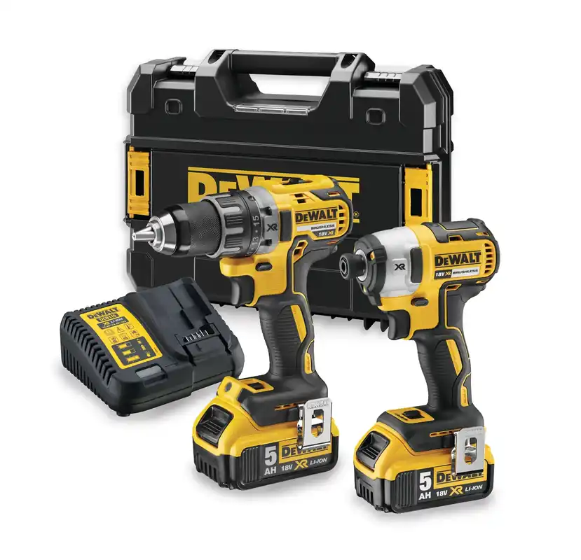 DEWALT DCK268P2T-QW BORRMASKIN + SLAGSKRUVDRAGARE 2X5AH Begränsad tid