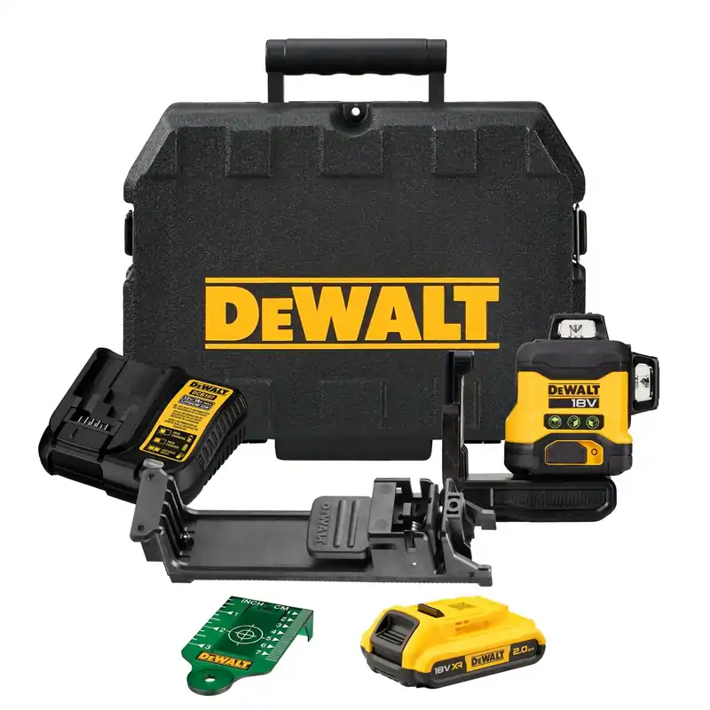 DEWALT CIRKELLASER GRÖN DCLE34031D1 3X360° MED BATTERI & LADDARE Beställ nu
