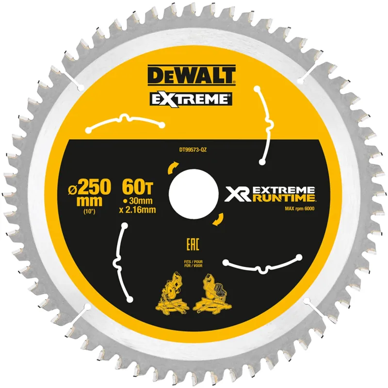 Beställ idag SÅGKLINGA DT99573 FV XR 60T 250MMX30MM
