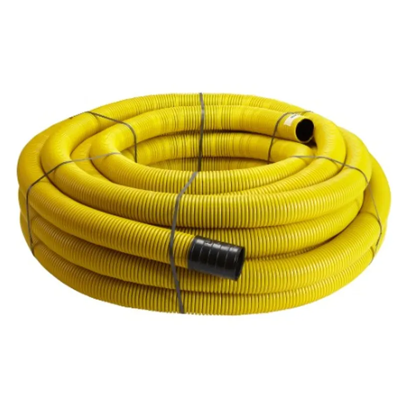 Erbjudandepris KABELSKYDDSRÖR GUL 75/62MM 50M KABELSLANG SLÄT INSIDA