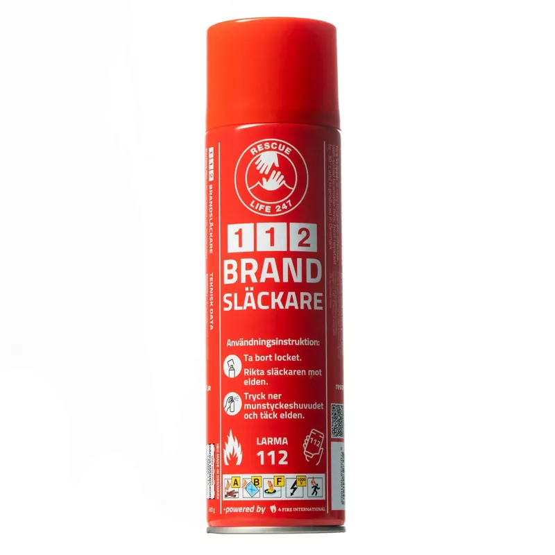 BRANDSLÄCKARE PÅ FLASKA 112 SPRAYFLASKA 0,5KG Billig
