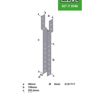 Reapris NOCKLÄKTBESLAG 40X15 0X253MM ESSVE