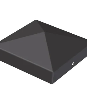 STOLPLOCK SVART 96X96MM Begränsat antal