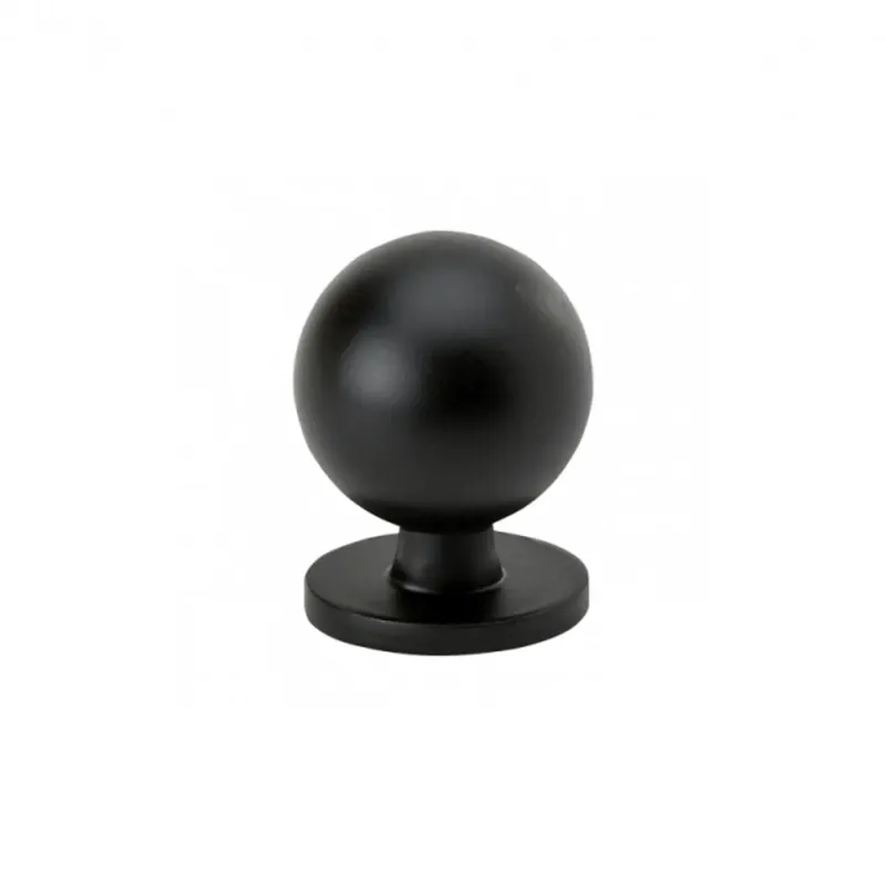 I lager KNOPP SOLIDEN-25 SVART MATT