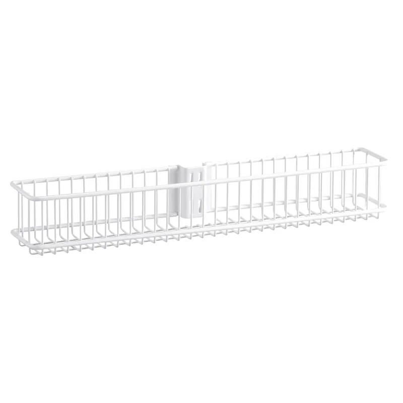 VÄGGKORG VIT ELFA 435X70X104MM LITEN 333210 Rabatter