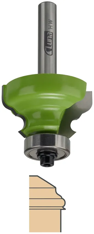 Snabb frakt FRÄSSTÅL PROFILFRÄS HM DIAMETER 38MM SKAFT 8MM