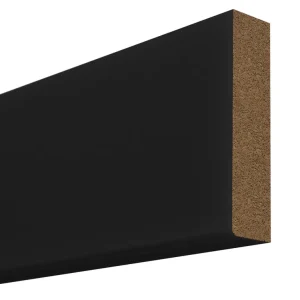 Erbjudande LJUSRAMPLIST MDF LACKAD SVART 16X67X2440MM