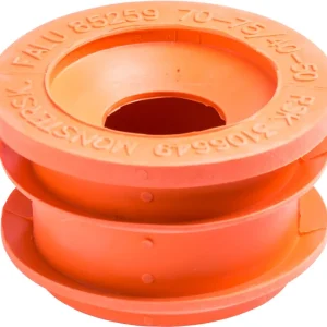 GUMMINIPPEL ORANGE 70-75/40-50MM FALUPLAST Nedsatt pris
