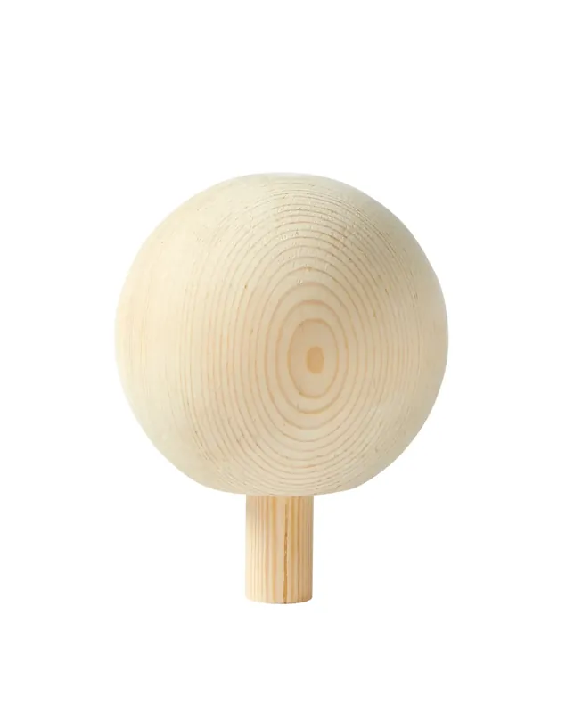 Billig ÄNDKNOPP TILL STOLPE 100MM