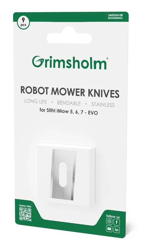 9-pack Knivar till Stihl iMow 5 EVO Premium