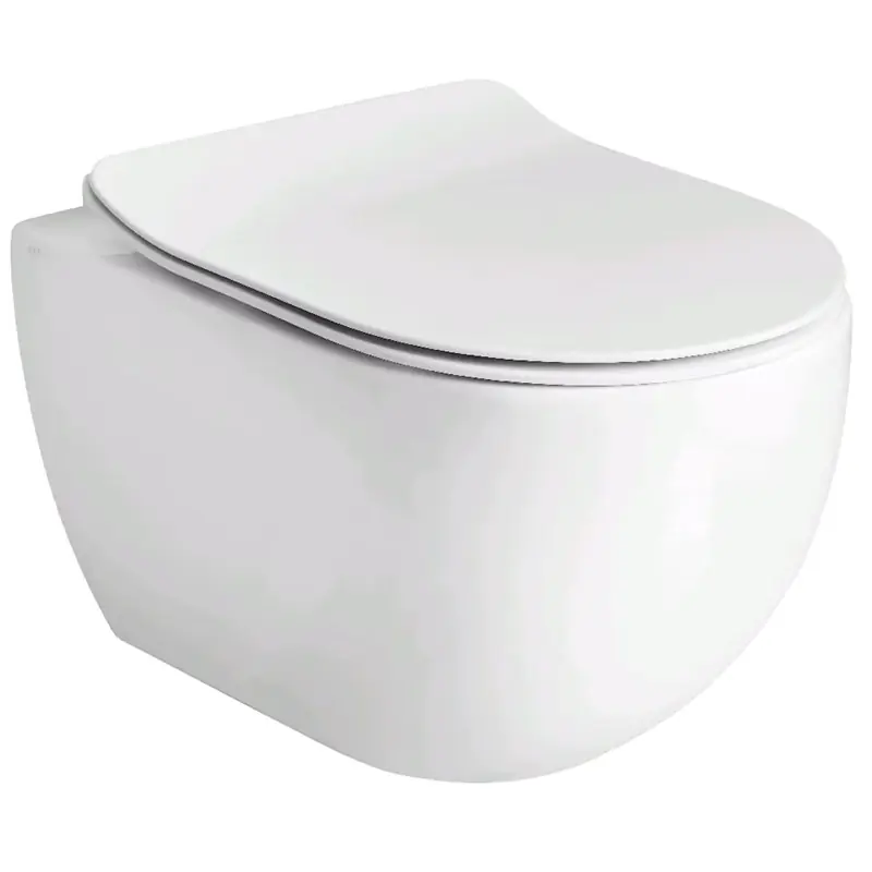 Bästa pris Vägghängd Toalettstol Lavabo Glomp Rimless