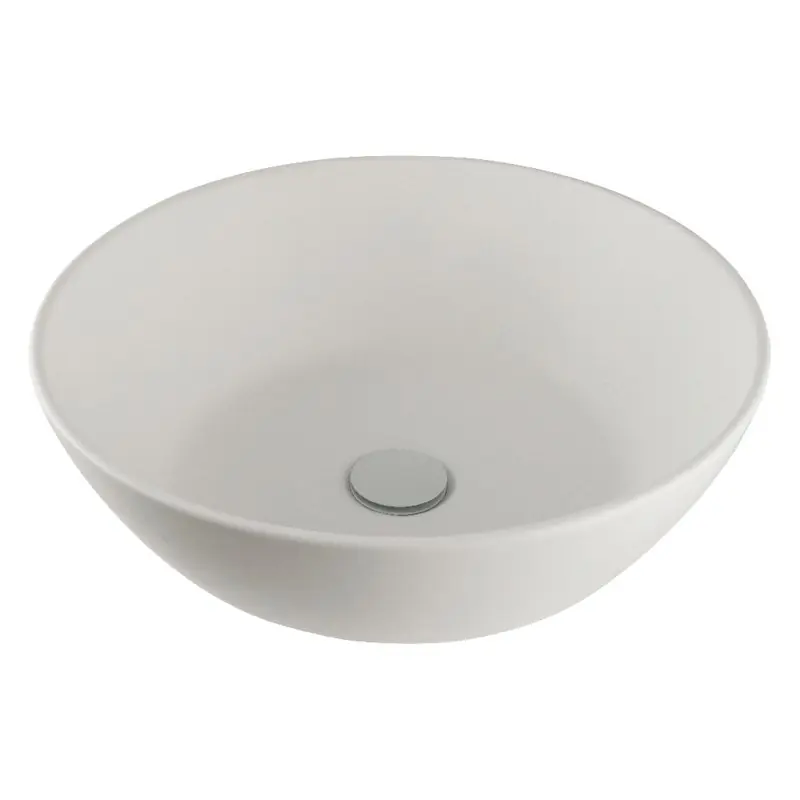 Kundfavorit Tvättställ Lavabo Solid Surface Ø450 mm