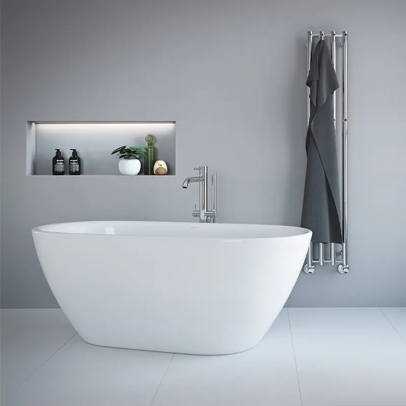 Populär Badkar Strømberg Caluso 1550 mm Vit