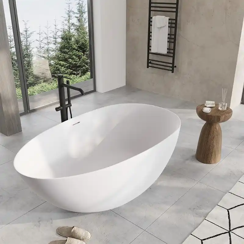 Begränsat antal Badkar Strømberg Fermo 1700 mm Lucite Mattvit