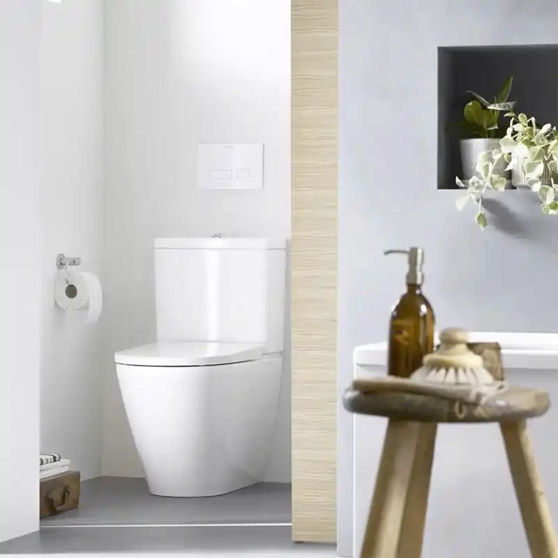 Lägg i varukorgen Toalettstol Duravit D-Neo 200209 Rimless med Mjukstängande Hårdsits