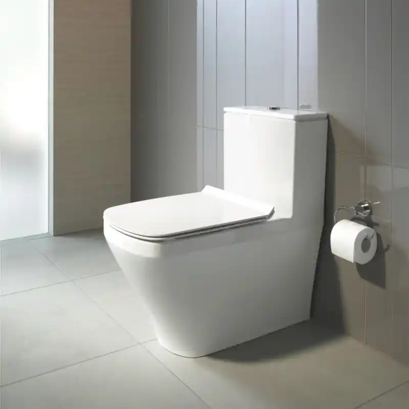 Toalettstol Duravit DuraStyle 215509 med Mjukstänga Hårdists Säker betalning
