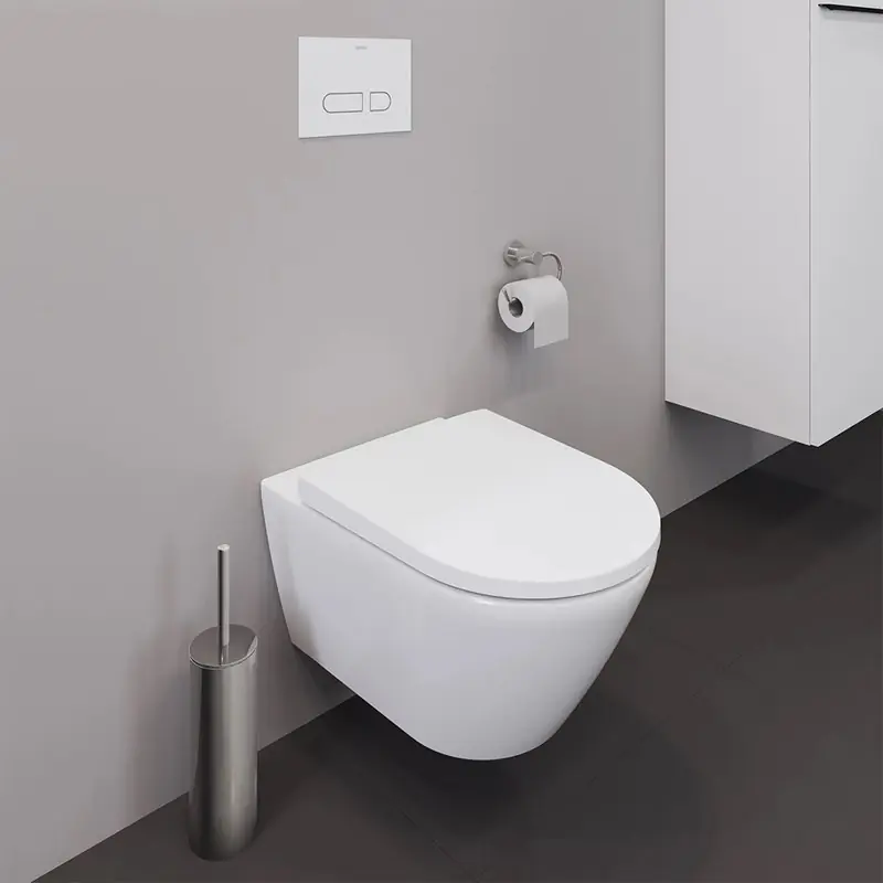 Vägghängd Toalettstol Duravit D-Neo 257709 Rimless Mjukstängnade Hårdsits Kundfavorit