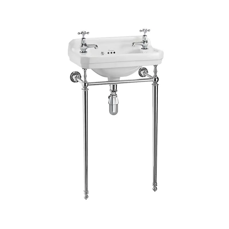 Begränsad tid Tvättställ Burlington Edwardian B8 med Handfatsställ 510 mm 1 Blandarhål Vänster