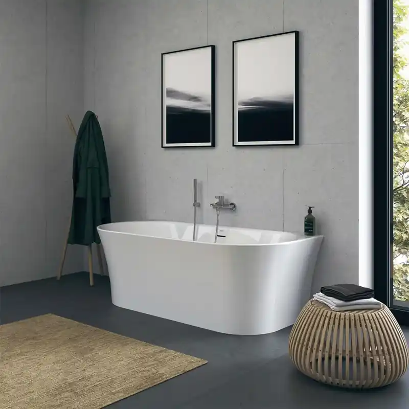 Badkar Duravit Senja 700578 1500 mm Vit prisnedsättning