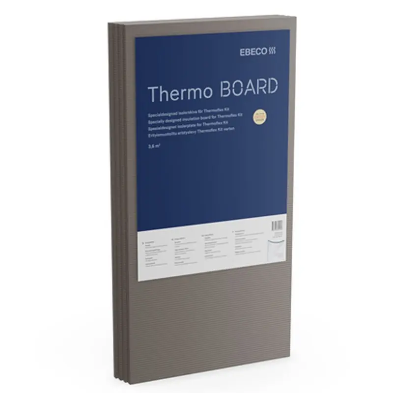 Isolerskiva Ebeco Thermo Board 60x120x1 cm 5-pack Sänkt pris