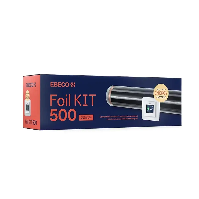 Kompletteringssats Ebeco Foil Kit 500 för Trä- & Laminatgolv 43 cm 10 m2 Extra rabatt