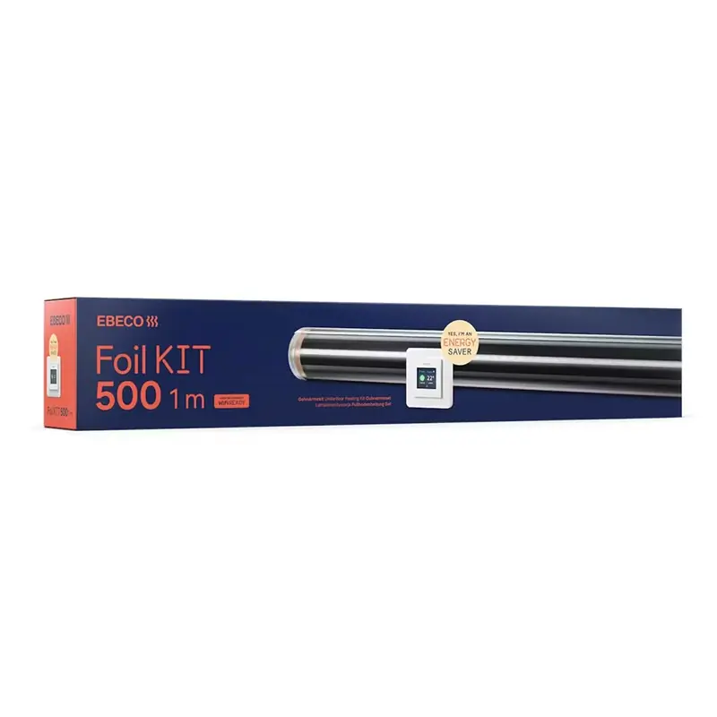Kompletteringssats Ebeco Foil Kit 500 för Trä- & Laminatgolv 1 m 10 m2 Premium