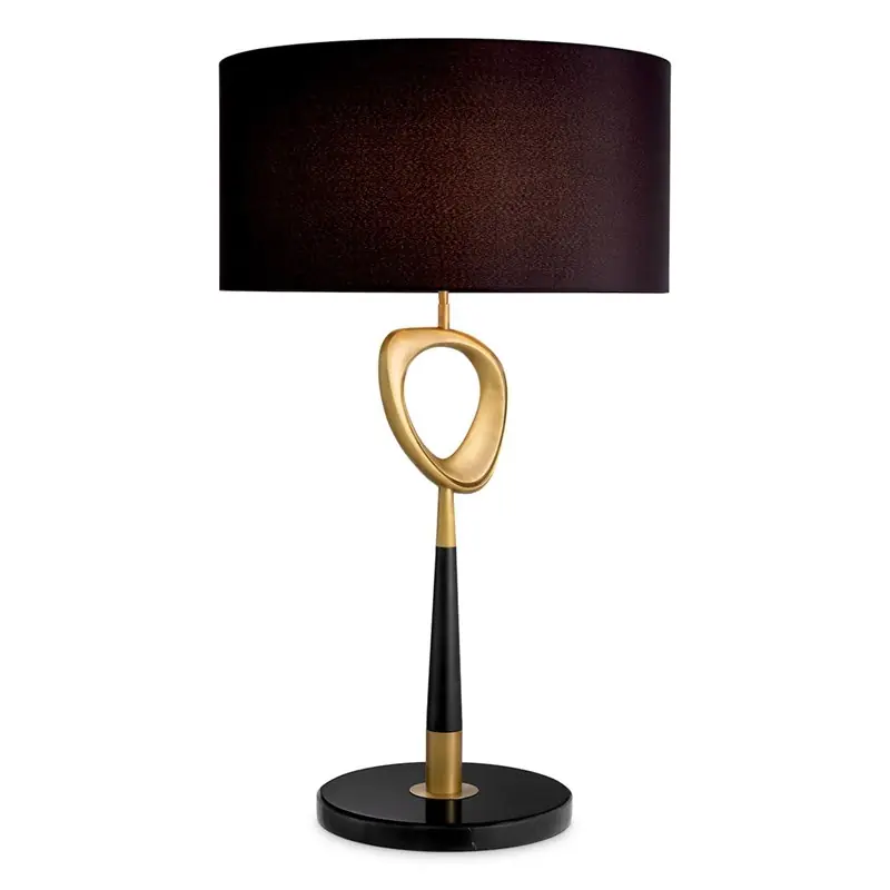 Bordslampa Eichholtz Celine 116064 Antik Mässing/Svart Expressleverans