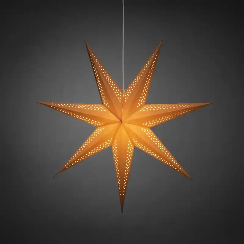 Adventsstjärna Konstsmide 5931 78 cm Brun Expressleverans