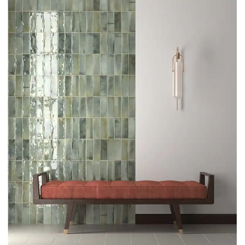 Begränsat antal Kakel Konradssons Hanoi Celadon Blank 6,5x20 cm