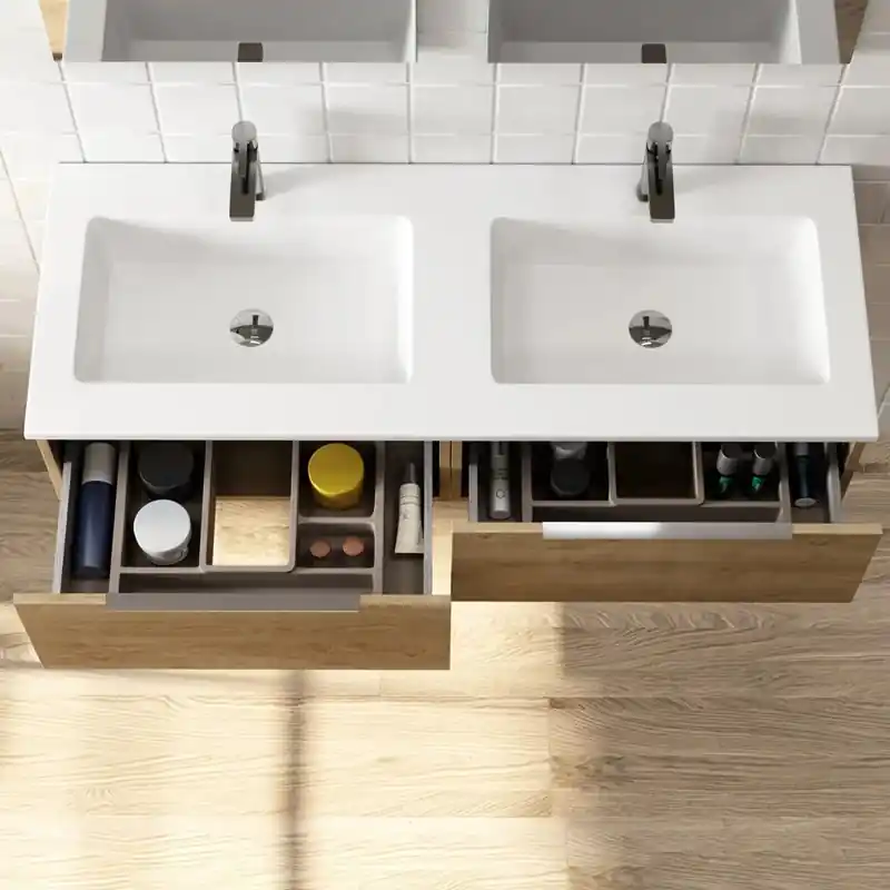 Fynd Tvättställ Tenfors Alpin XL Solid Surface 1210 mm Mattvit