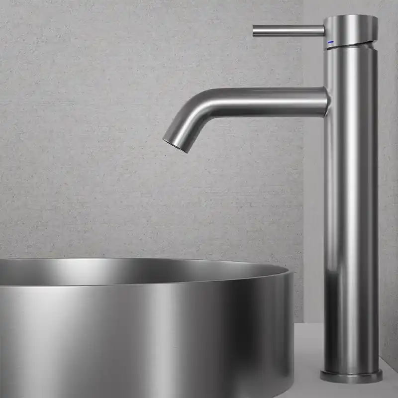 Kundfavorit Tvättställsblandare Scandtap Wave High Rostfritt Stål