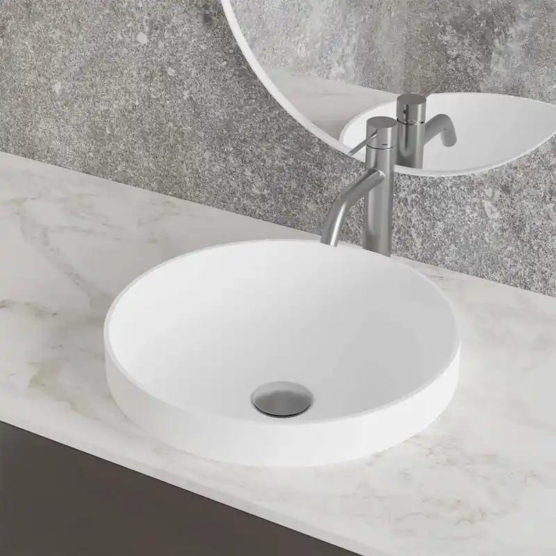 Köp online Tvättställ Scandtap Solid R4 Solid Surface Ø380 mm