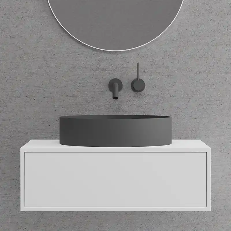 Kampanjpris Tvättställsskåp Scandtap Solid S600 Solid Surface 600 mm