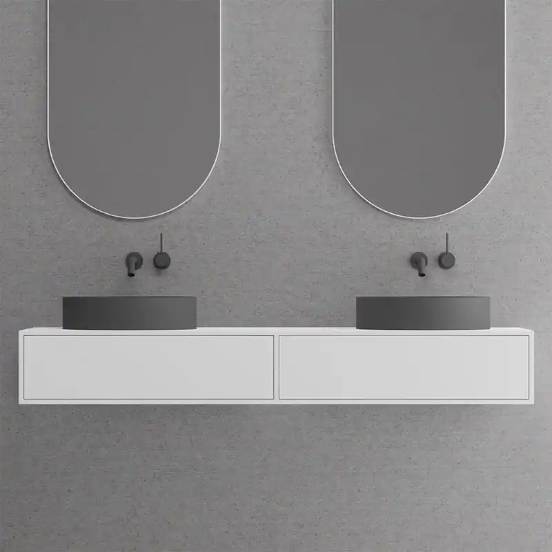 Fynd Tvättställsskåp Scandtap Solid S1400 Solid Surface 1400 mm