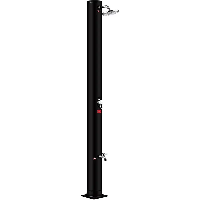 Utedusch Demerx Sunny 40 Soluppvärmd Svart Extra rabatt