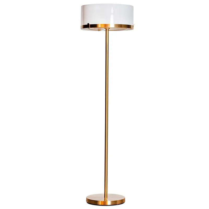 Erbjudande Golvlampa By Rydéns Marcel H150 cm Mässing/Vit E27