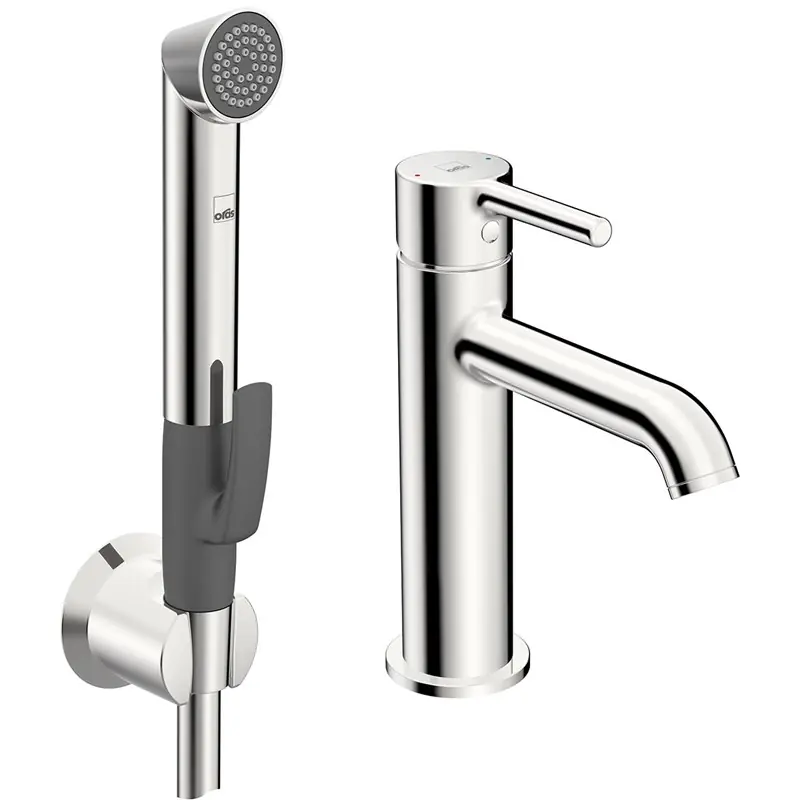 Begränsad tid Tvättställsblandare Oras Optima Style 2606FH med Bidetta Handdusch