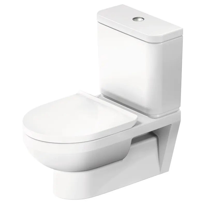 Vägghängd Toalettstol Duravit No.1 251209 Rimless med Mjukstängande Hårdsits Rabatt