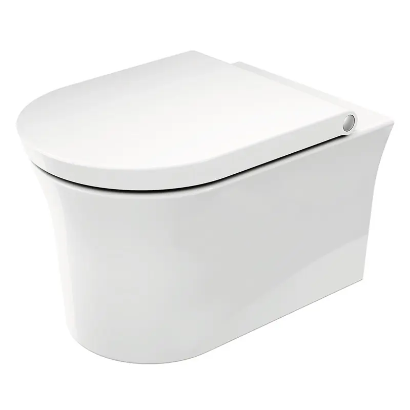 Vägghängd Toalettstol Duravit White Tulip 257609 HygieneFlush Rimless Vit Sänkt pris